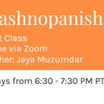 Prashnopanishad Upanishad Class Chinmaya Mission Vancouver
