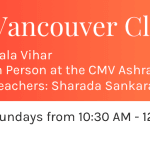 Vancouver Bala Vihar spiritual classes for children offered by Chinmaya Mission
