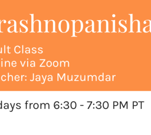 Prashnopanishad Upanishad Class Chinmaya Mission Vancouver
