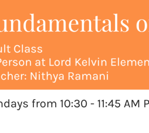 Fundamentals of Vedanta New Westminster In Person