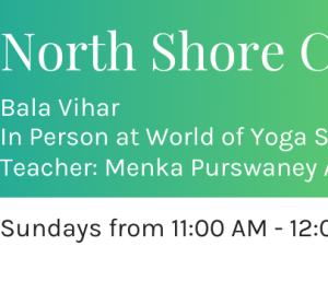 North Shore and West Vancouver Bala Vihar spiritual classes for children offered by Chinmaya Mission